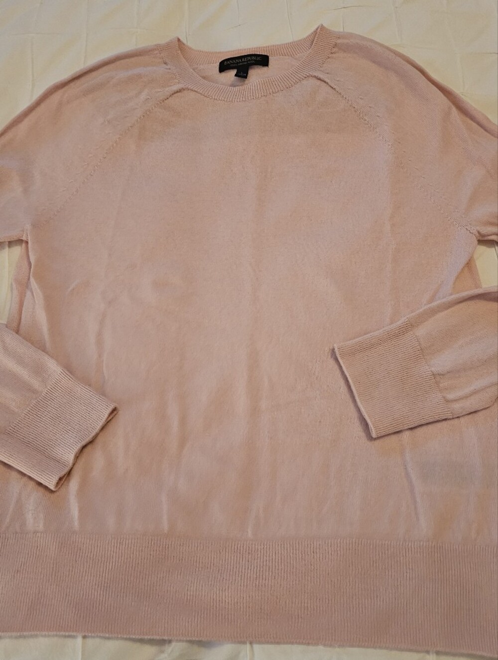 Banana Republic 100% Merino Wool Lightweight Crewneck Sweater In Size Large